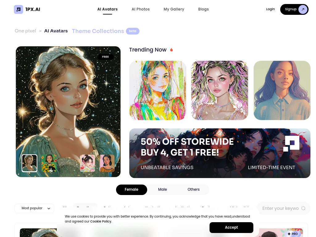 1PX.AI - AI Tool Ocean