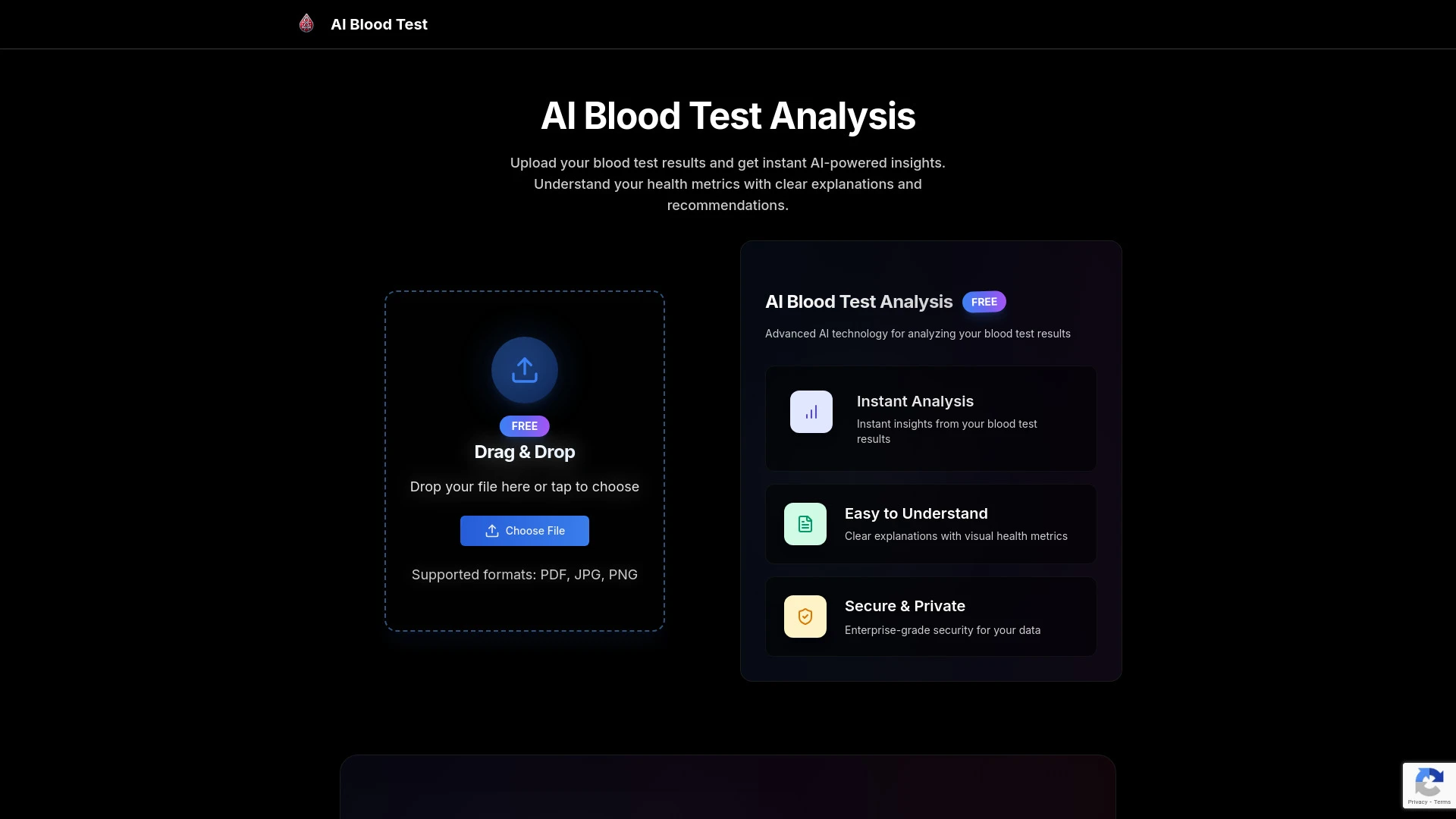 AI Blood Test Analysis - AI Tool Ocean