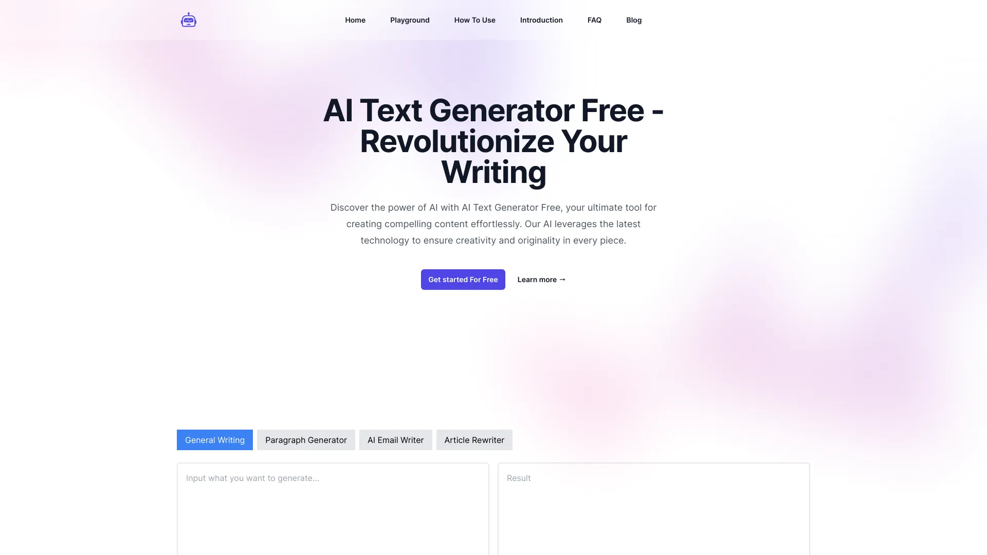AI Text Generator Free - AI Tool Ocean
