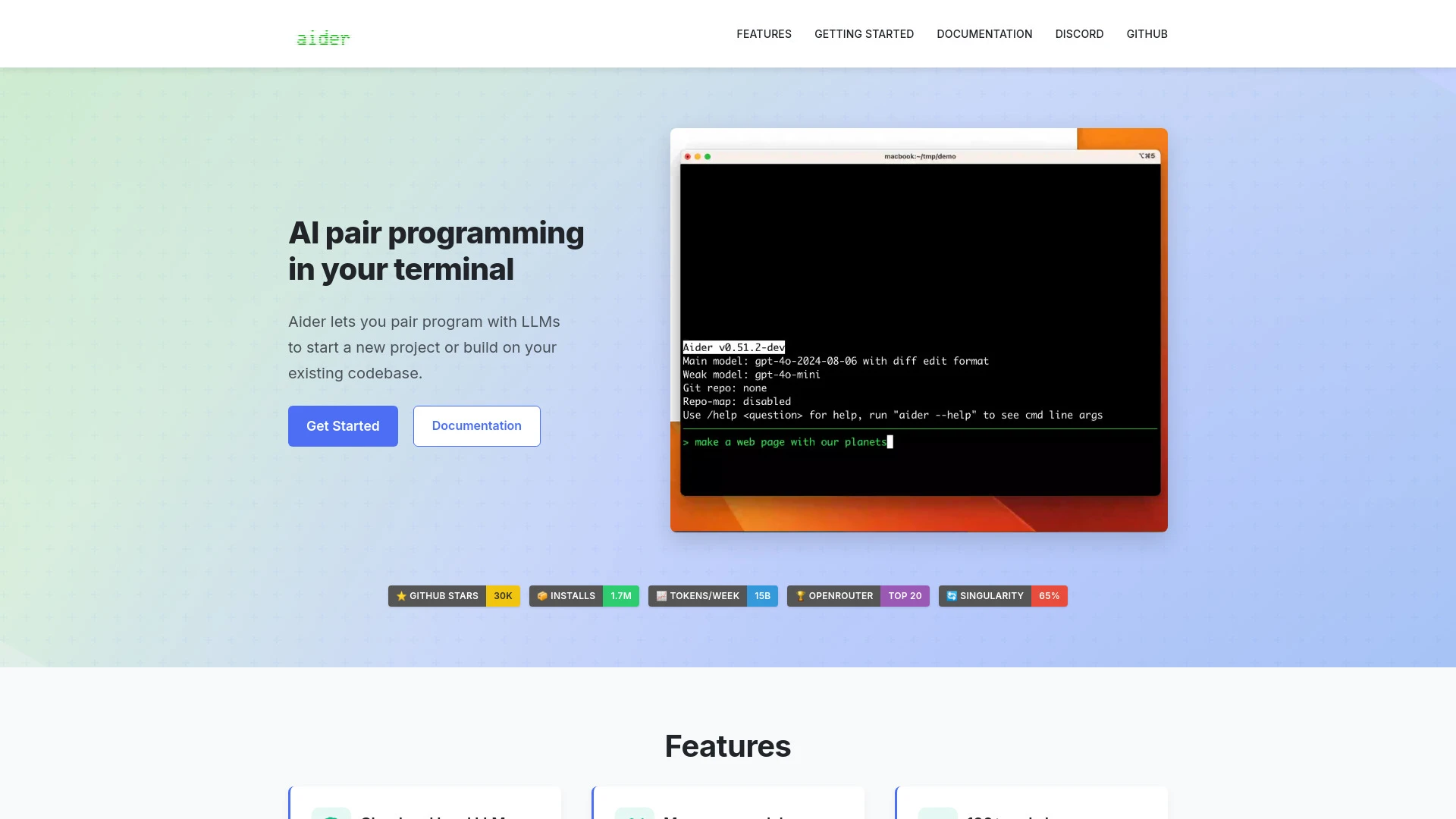Aider - AI Tool Ocean