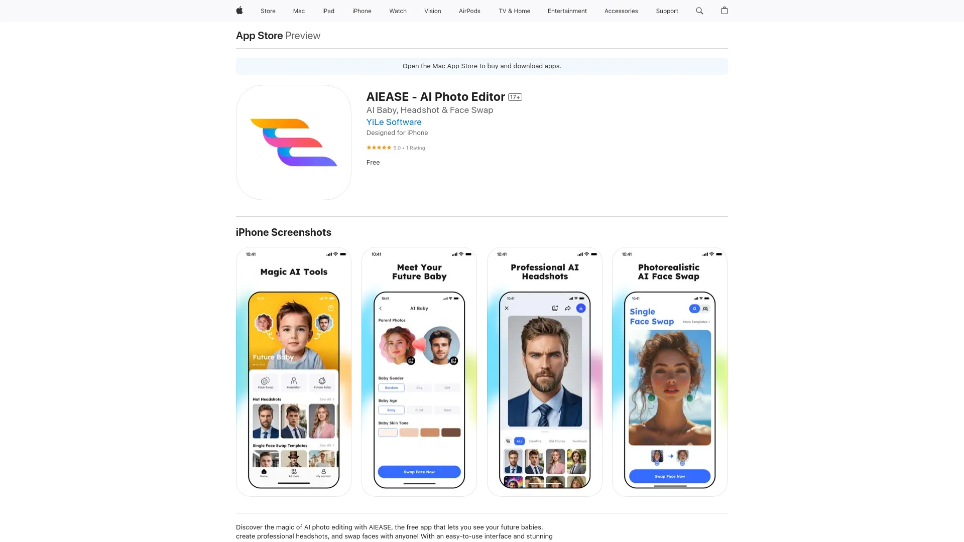 AIEASE - AI Photo Editor - AI Tool Ocean