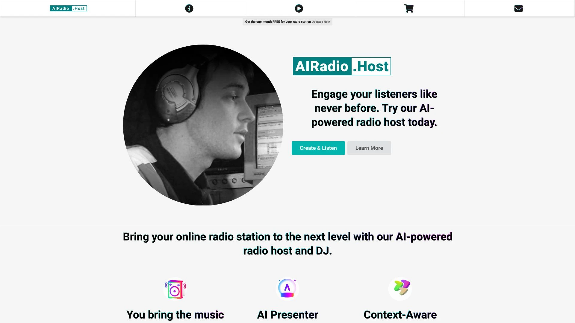AIRadio.Host - AI Tool Ocean