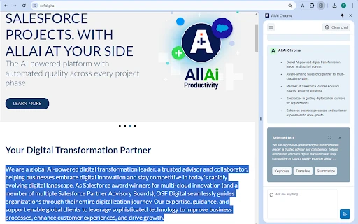 AllAi Chrome - Chrome Extension - AI Tool Ocean
