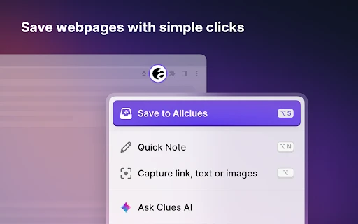 Allclues - Chrome Extension - AI Tool Ocean
