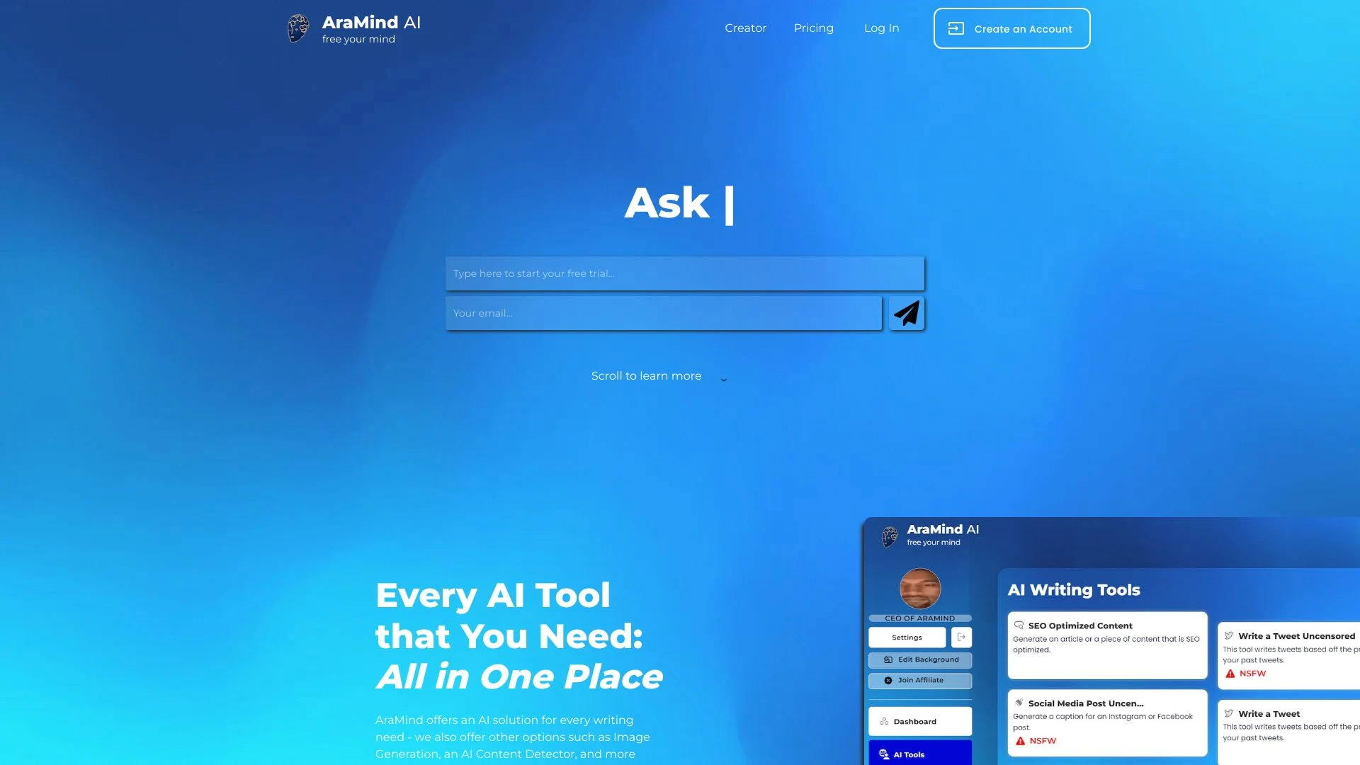 AraMind AI - AI Tool Ocean