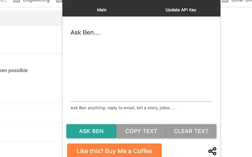 Ben (Chat GPT) - Chrome Extension - AI Tool Ocean