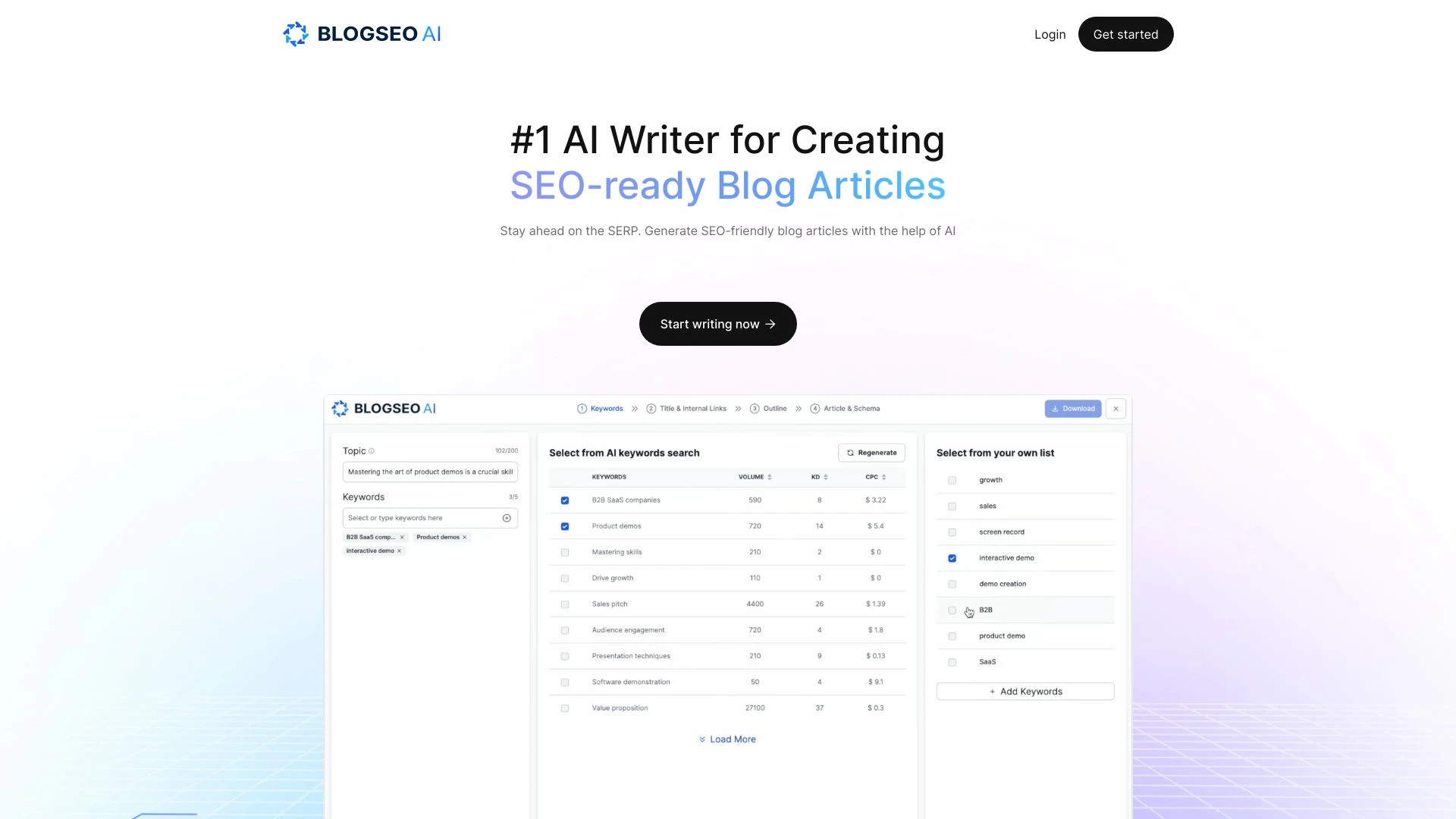 BlogSEO AI - AI Tool Ocean