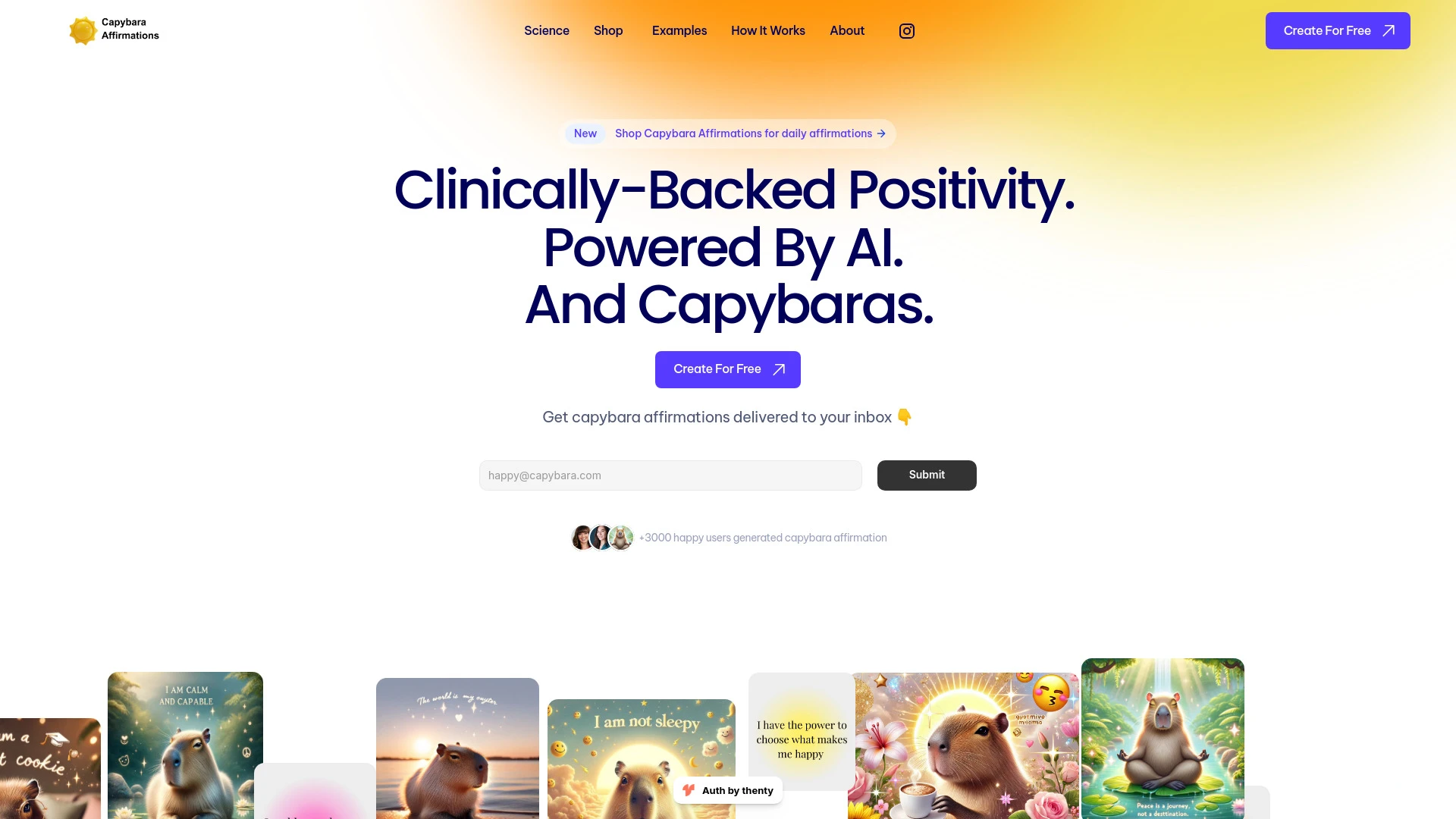 Capybara Affirmations AI - AI Tool Ocean