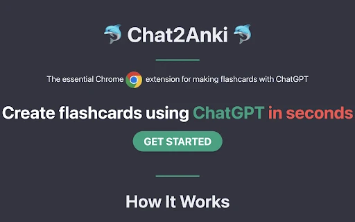 Chat2Anki - Chrome Extension - AI Tool Ocean