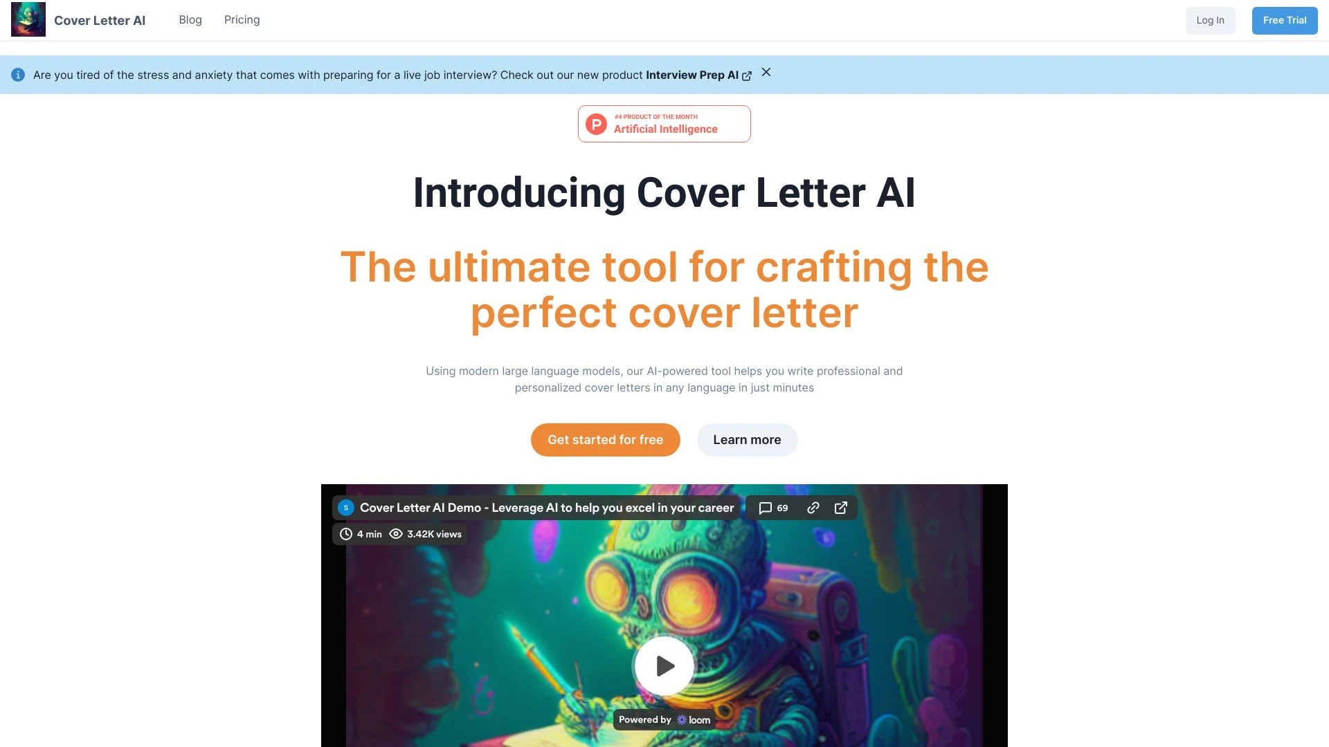 Cover Letter AI - AI Tool Ocean