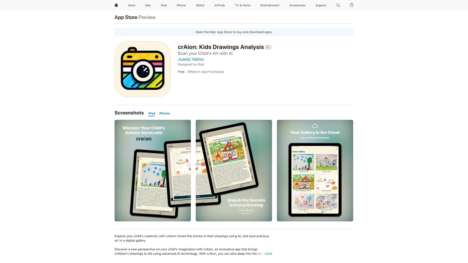 crAion: Kids Drawings Analysis - AI Tool Ocean