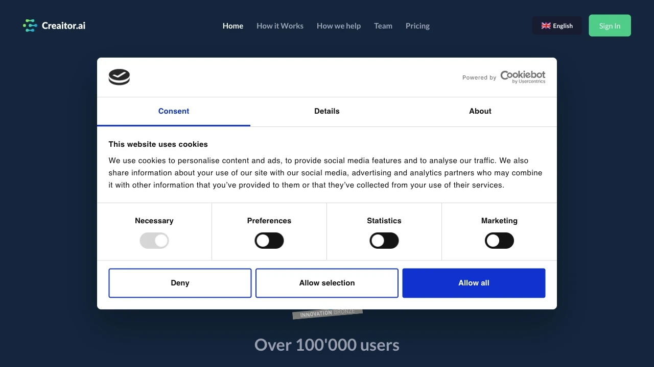 Creaitor - AI Tool Ocean