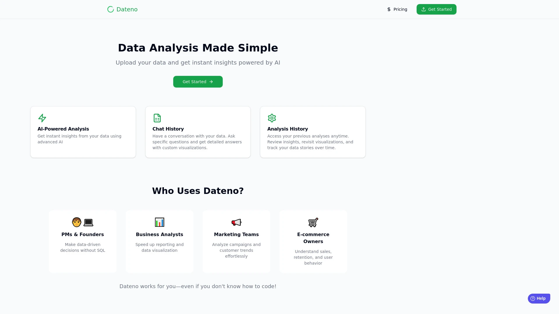 Dateno - AI Tool Ocean