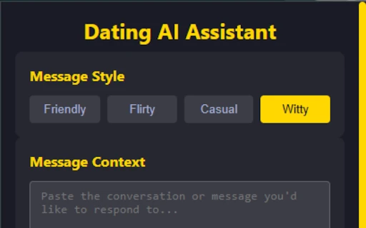 Dating AI Assistant - Chrome Extension - AI Tool Ocean