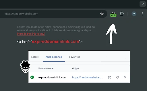 Domain Detective - Chrome Extension - AI Tool Ocean