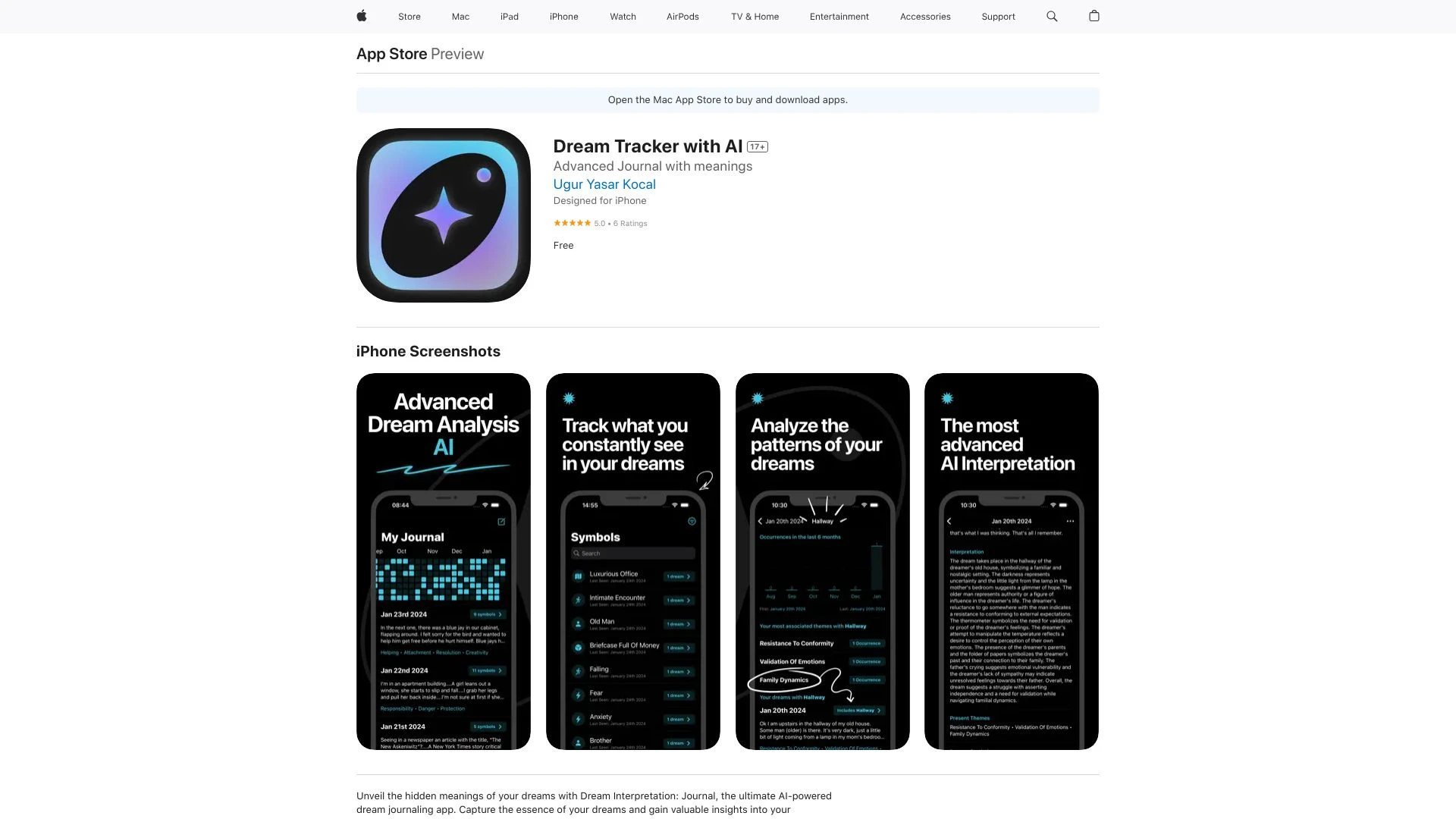 Dream Tracker with AI - AI Tool Ocean