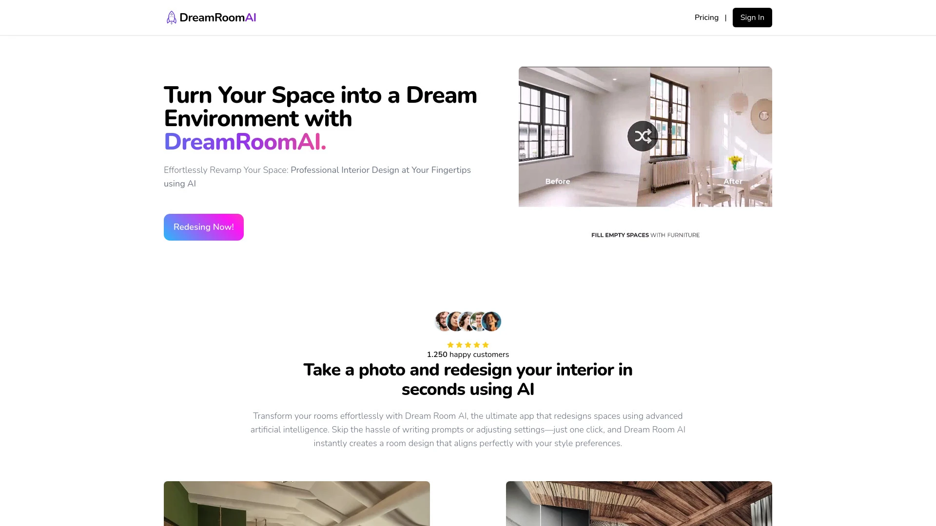 DreamRoom AI - AI Tool Ocean
