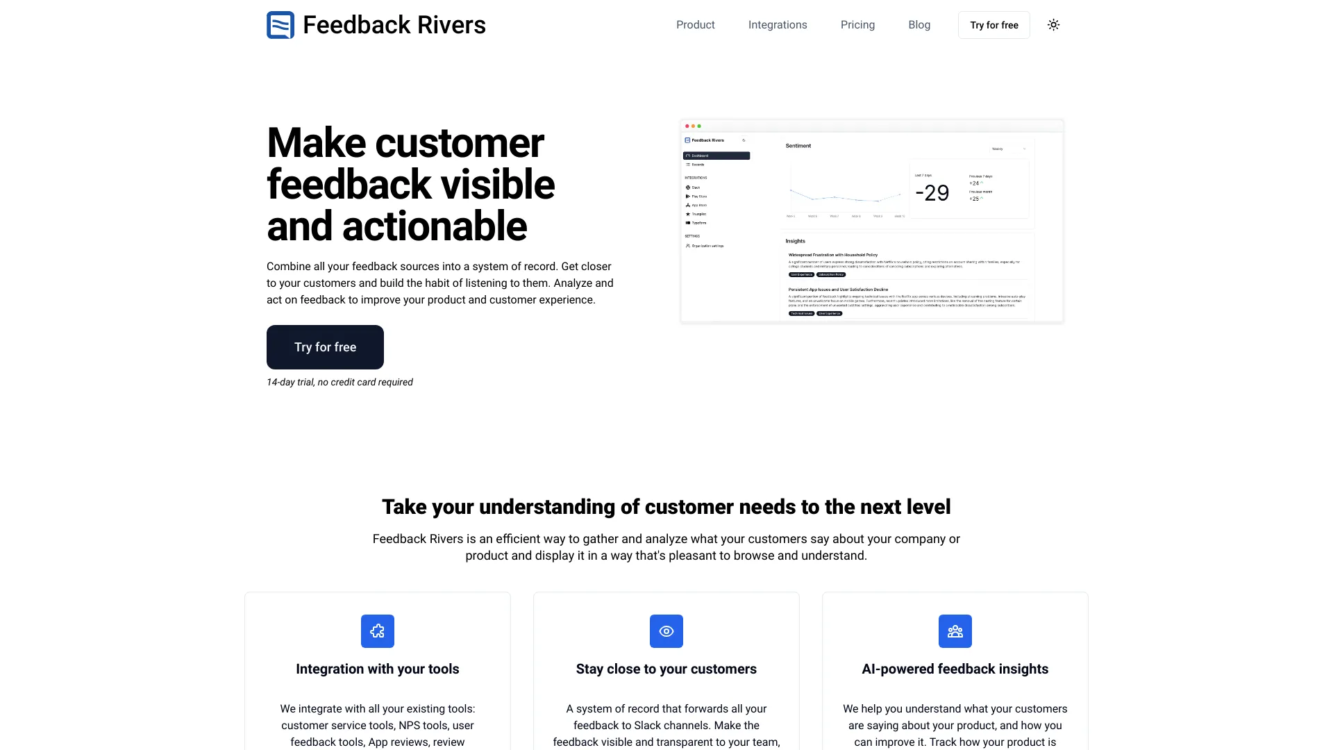 Feedback Rivers - AI Tool Ocean