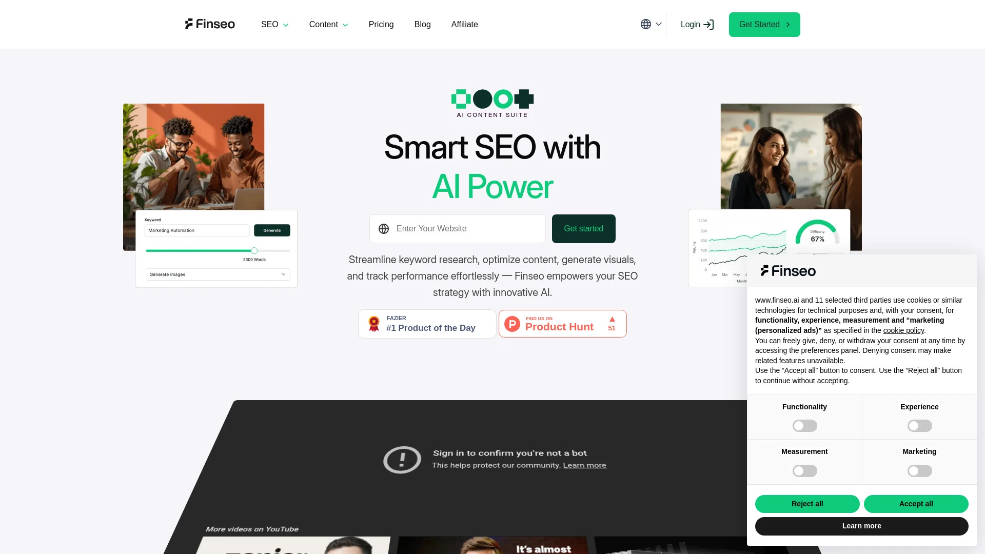 Finseo.ai - AI Tool Ocean