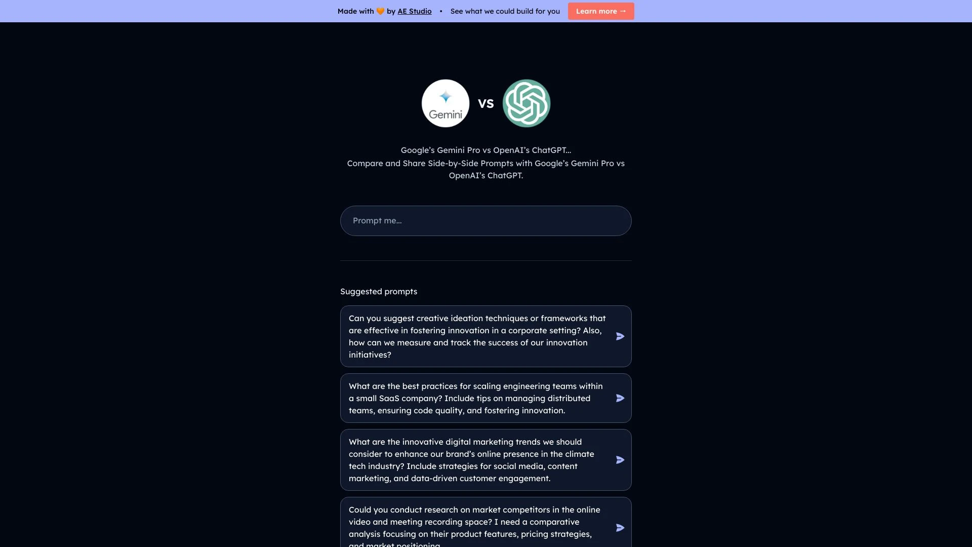 Gemini vs ChatGPT - AI Tool Ocean