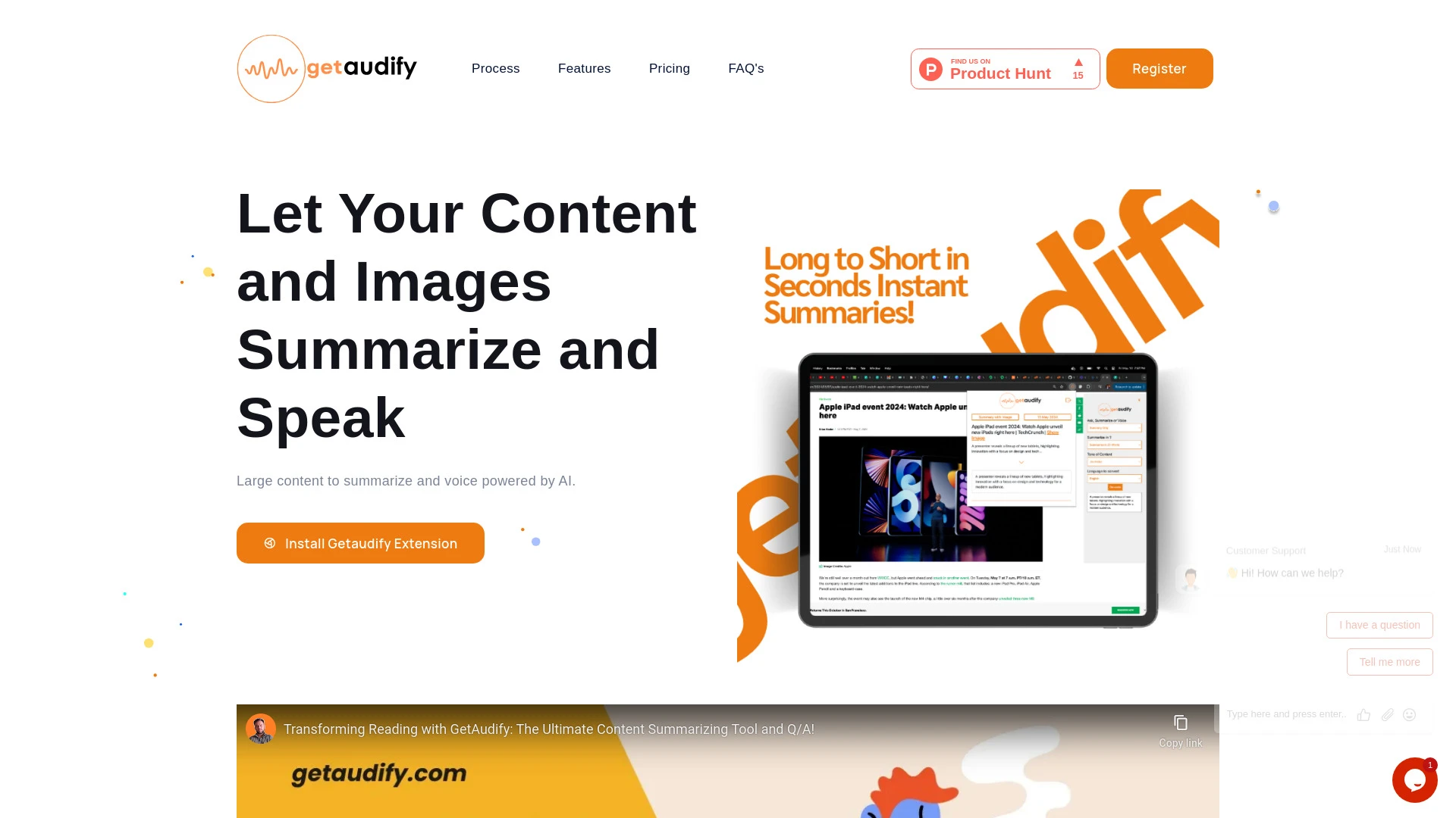 GetAudify - AI Tool Ocean
