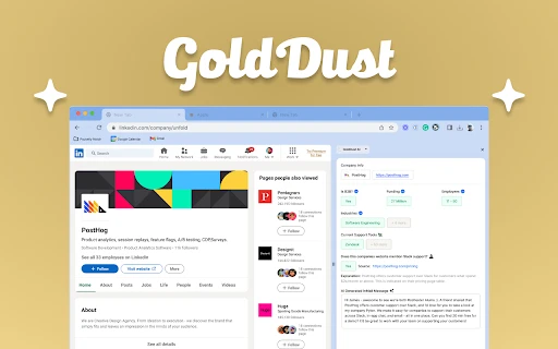 GoldDust - Chrome Extension - AI Tool Ocean