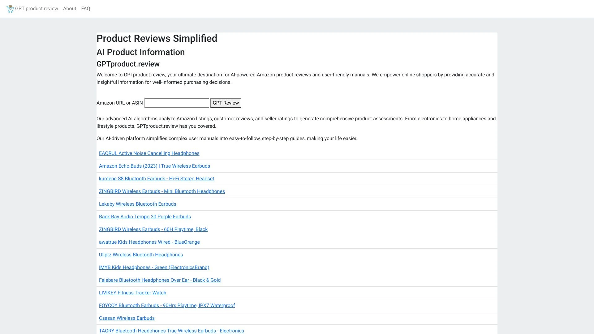 GPTproduct.review - AI Tool Ocean