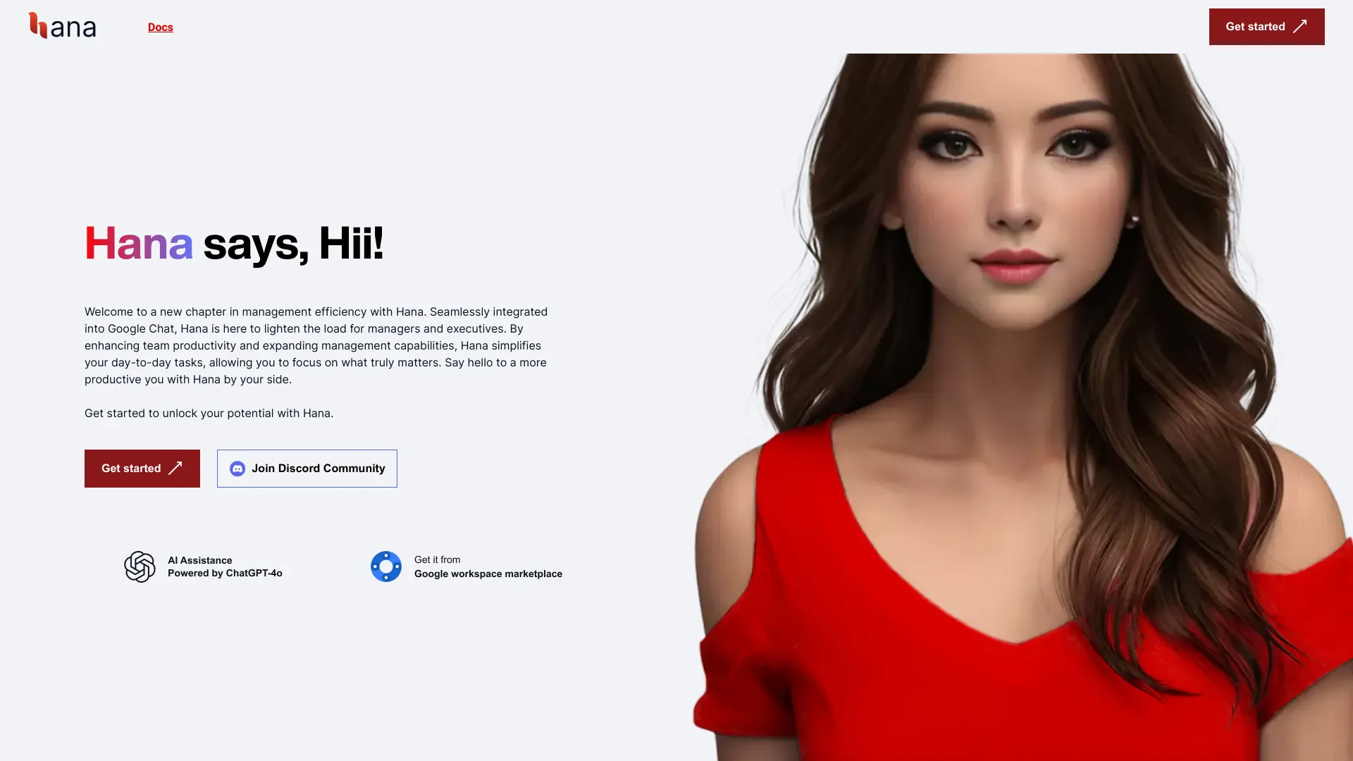 Hana AI - AI Tool Ocean