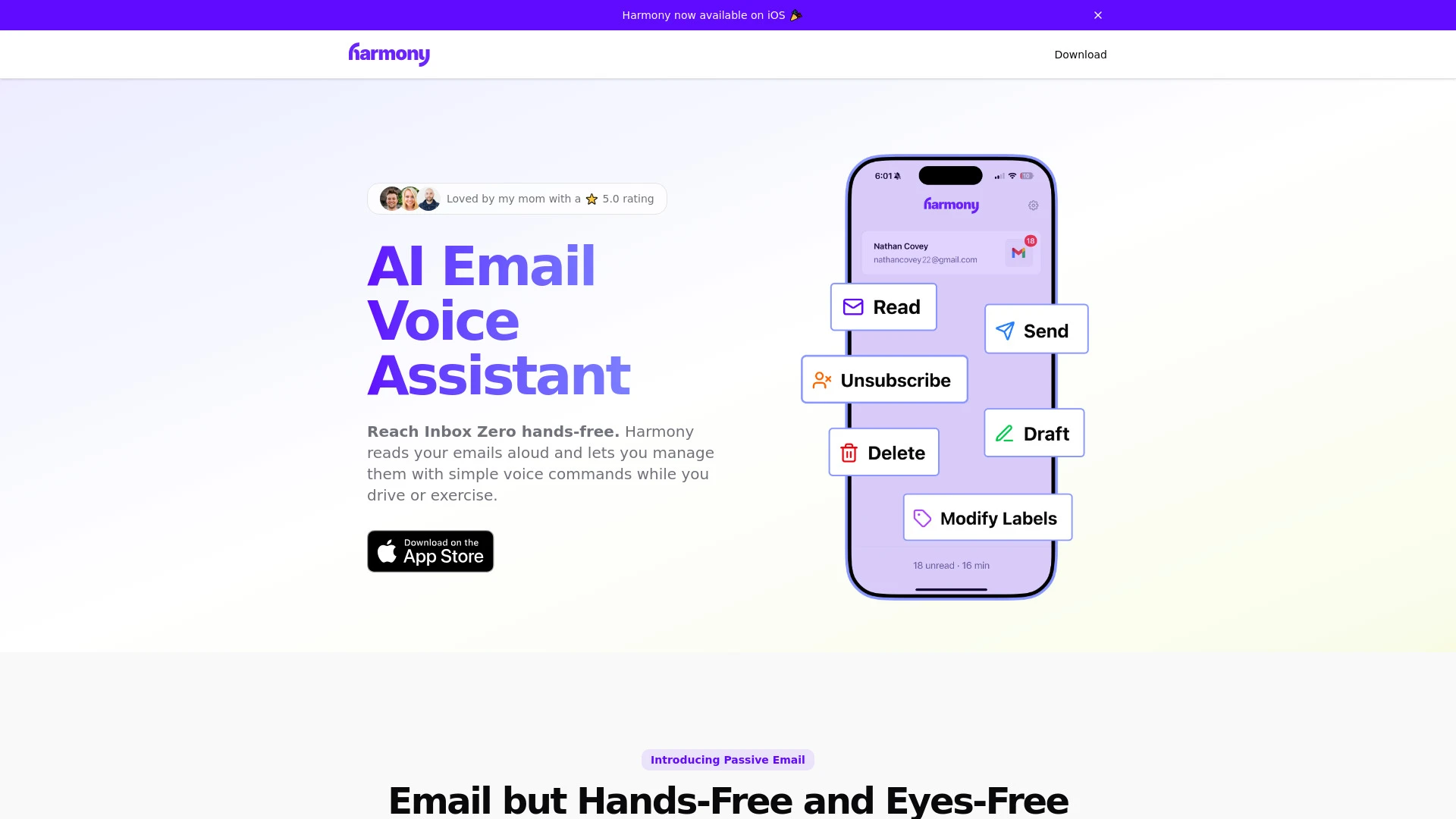 Harmony AI Email Assistant - AI Tool Ocean