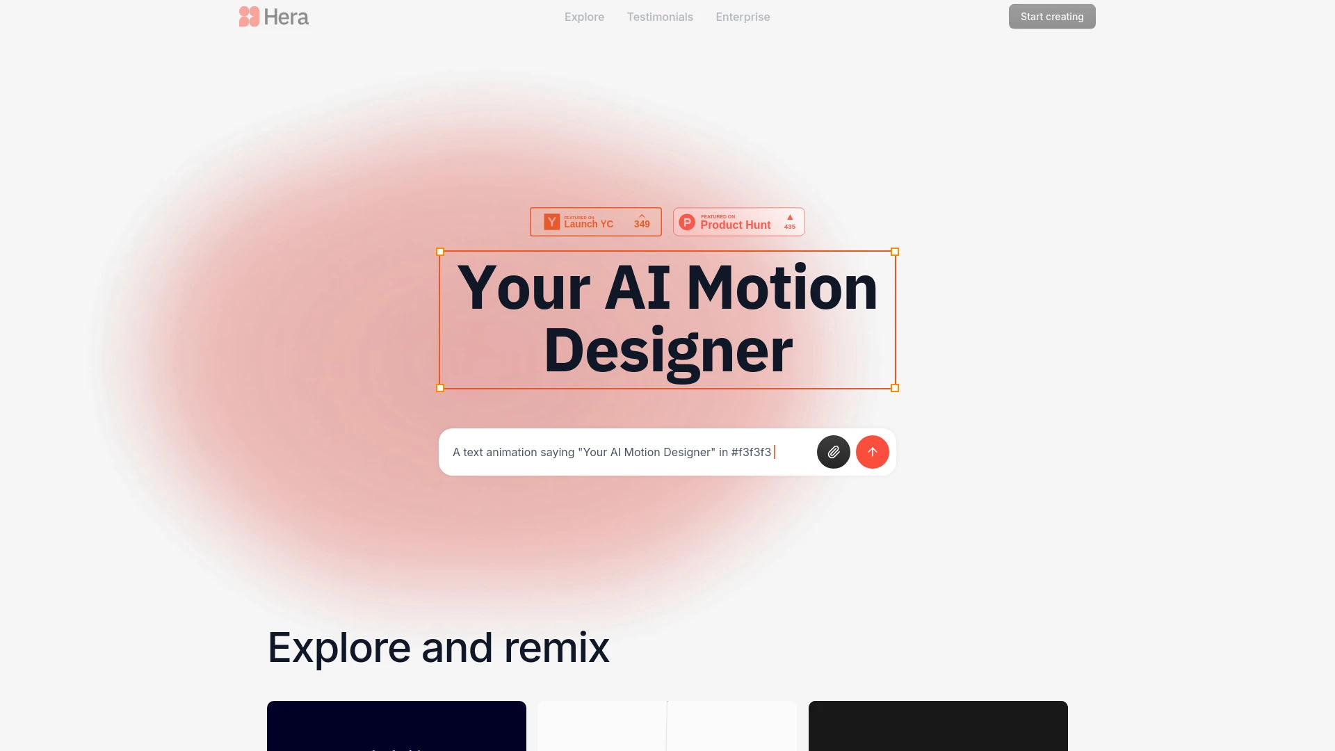 Hera – Your AI Motion Designer - AI Tool Ocean
