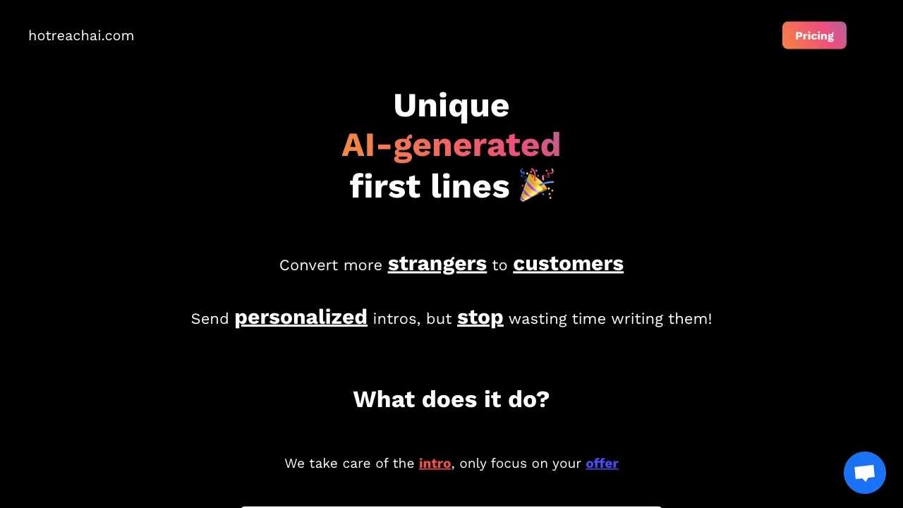 Hot Reach AI - AI Tool Ocean
