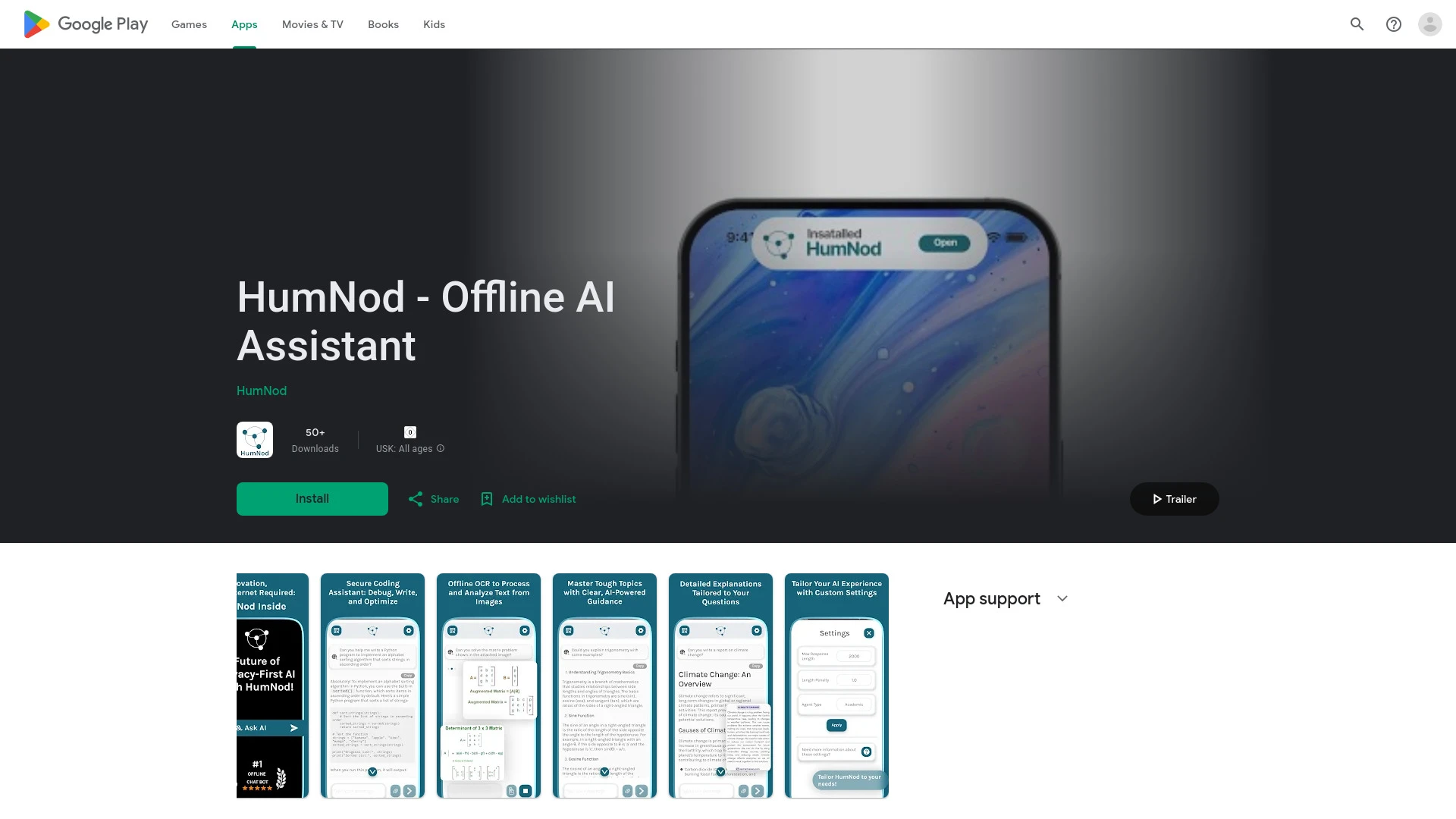 HumNod - Offline AI Assistant - AI Tool Ocean