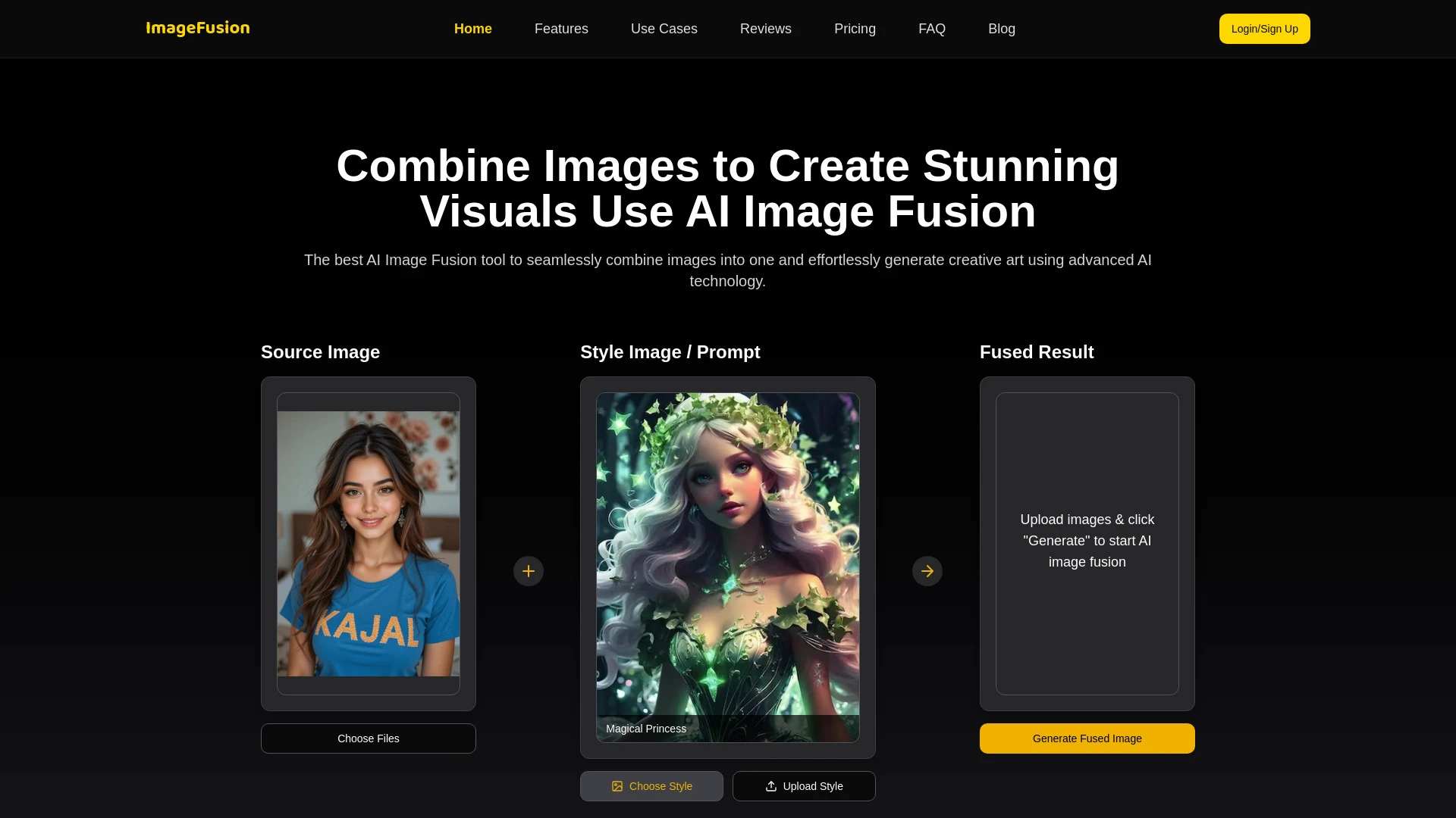 ImageFusion - AI Tool Ocean