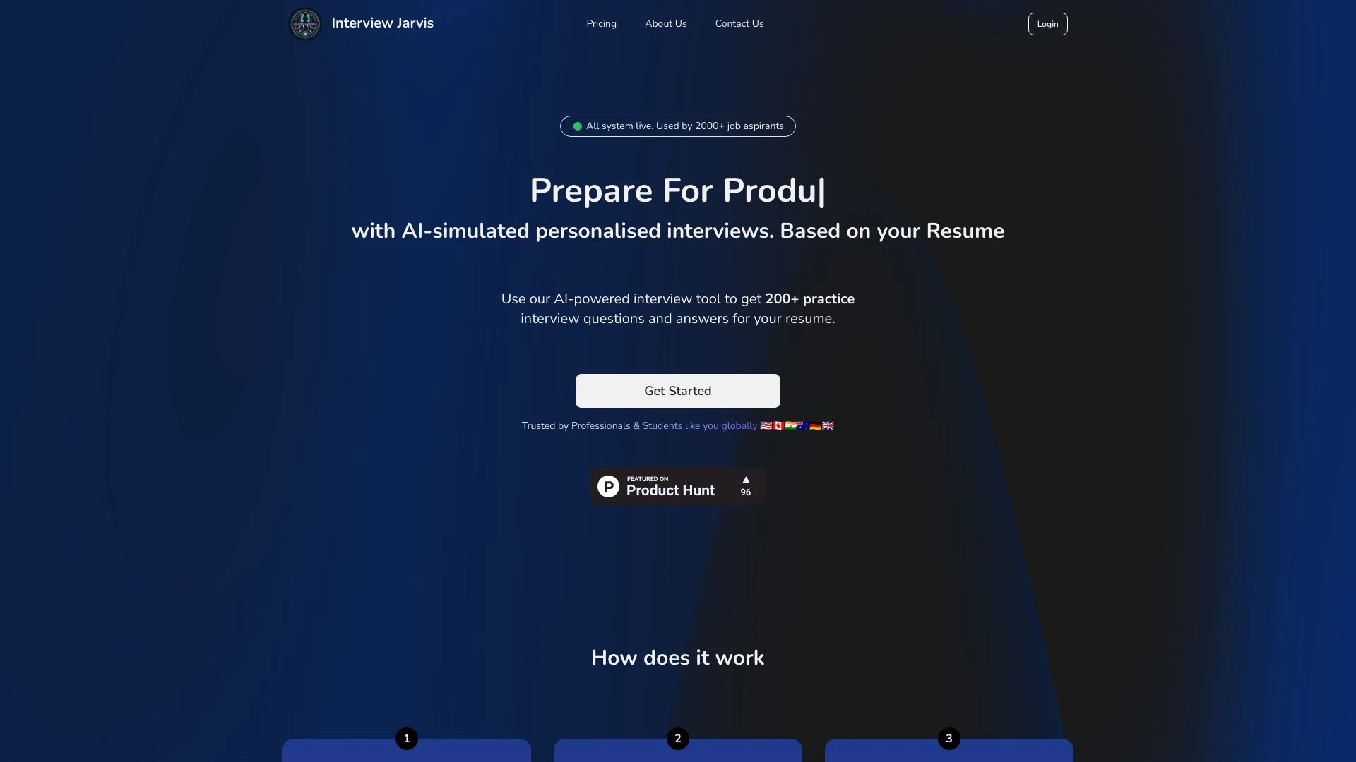 Interview Jarvis - AI Tool Ocean