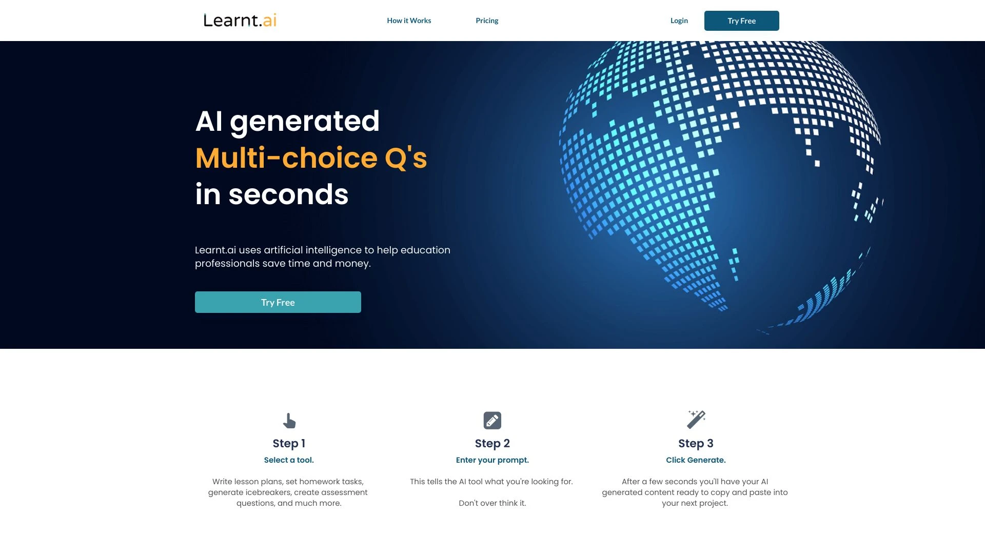 Learnt.ai - AI Tool Ocean