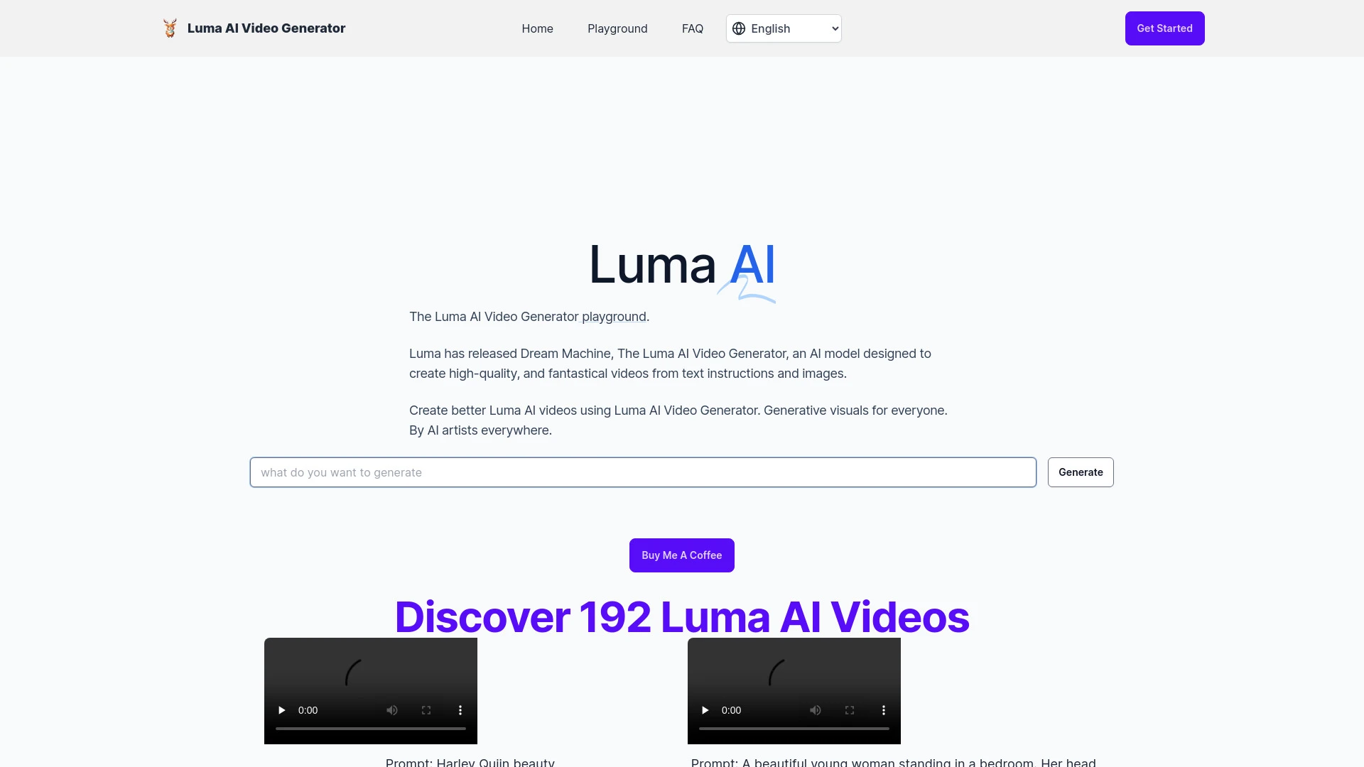 Luma AI Video Generator - AI Tool Ocean