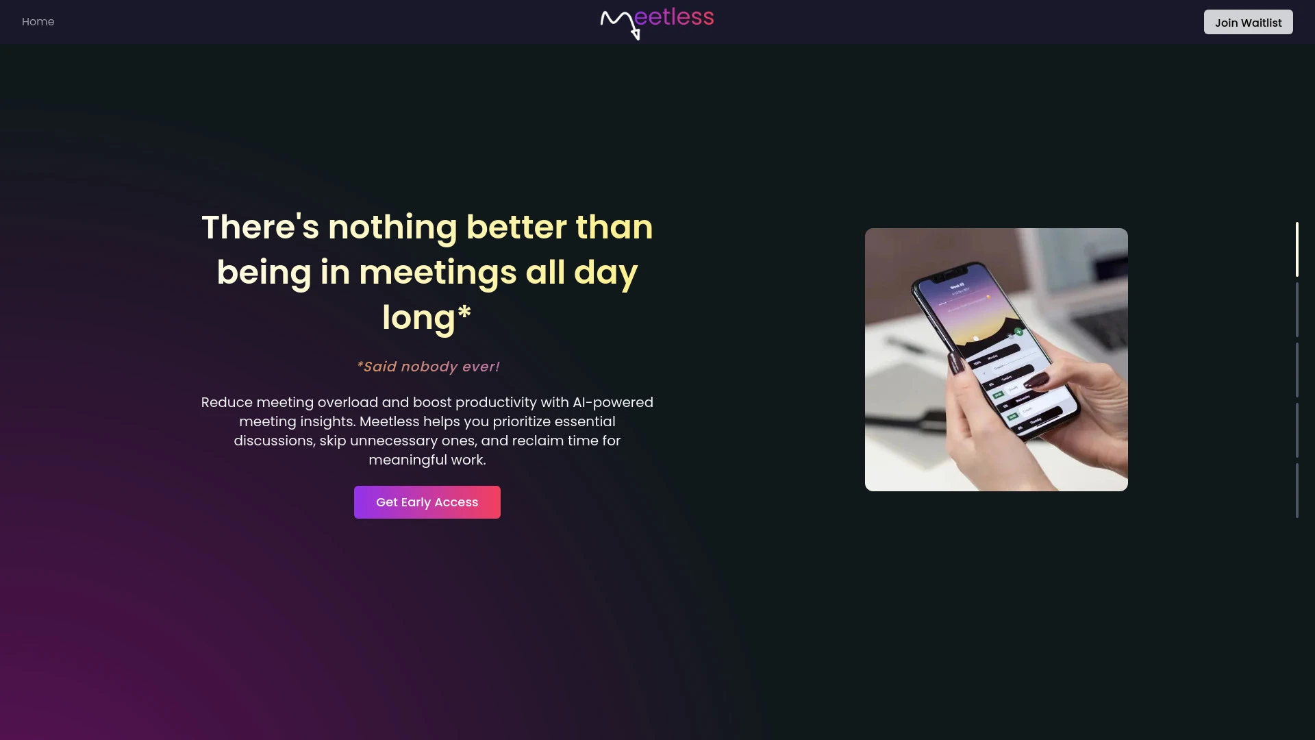 MeetLess - AI Tool Ocean