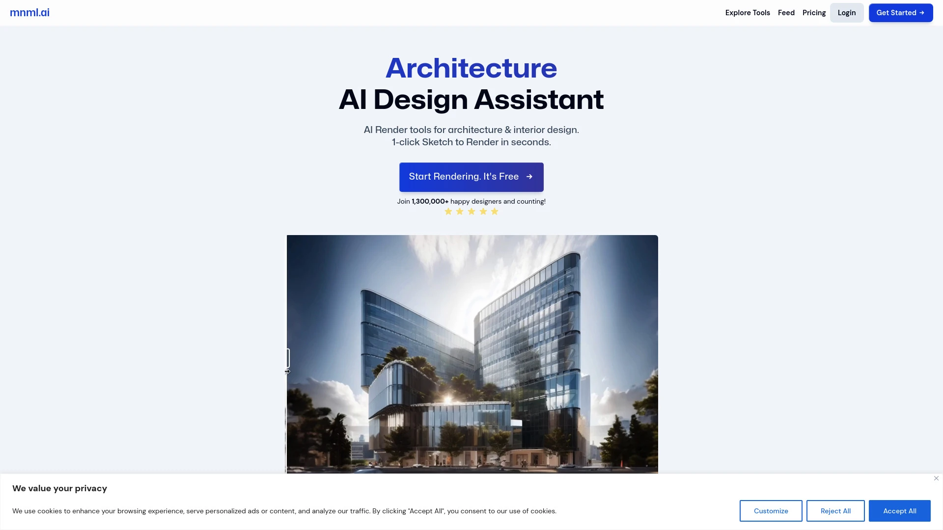 mnml.ai - AI Tool Ocean