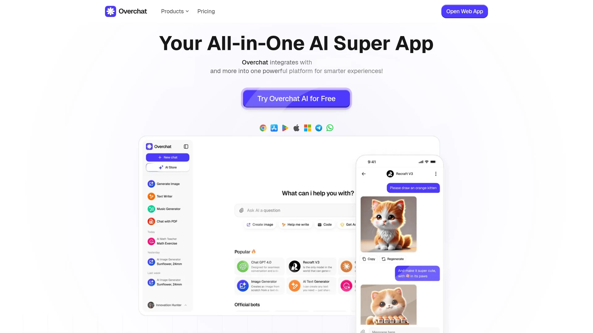 Overchat AI - AI Tool Ocean