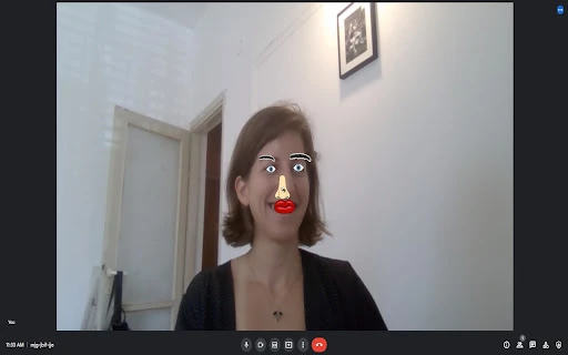 P5 and faceApi Cartoon Overlay - Chrome Extension - AI Tool Ocean