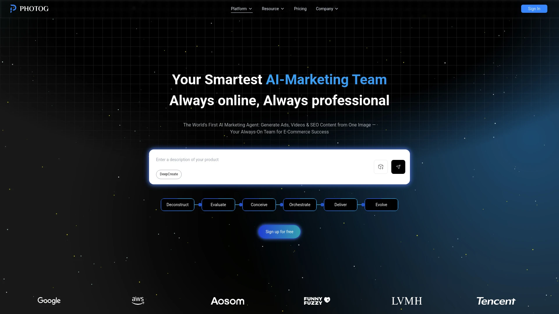 PhotoG - AI Tool Ocean