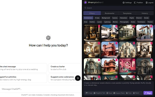 PromptsGenii - Chrome Extension - AI Tool Ocean