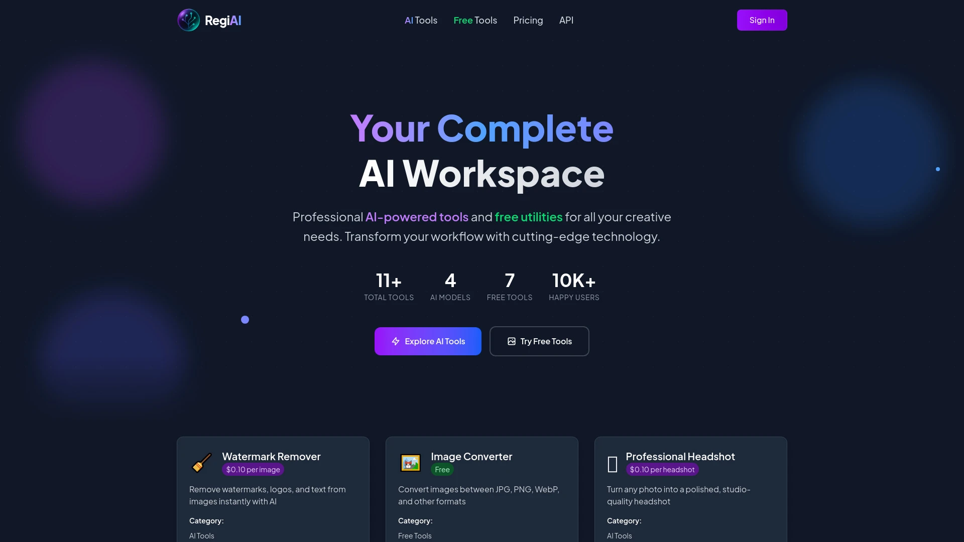 Regi AI - AI Tool Ocean