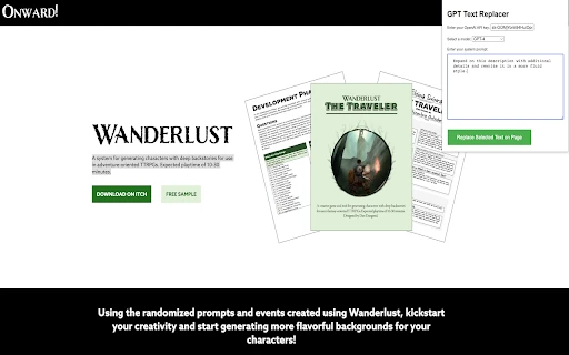 Replaces selected text using GPT-4 (with support for GPT-3.5) - Chrome Extension - AI Tool Ocean