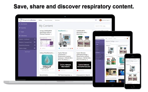 Respiratory Content Platform - Chrome Extension - AI Tool Ocean