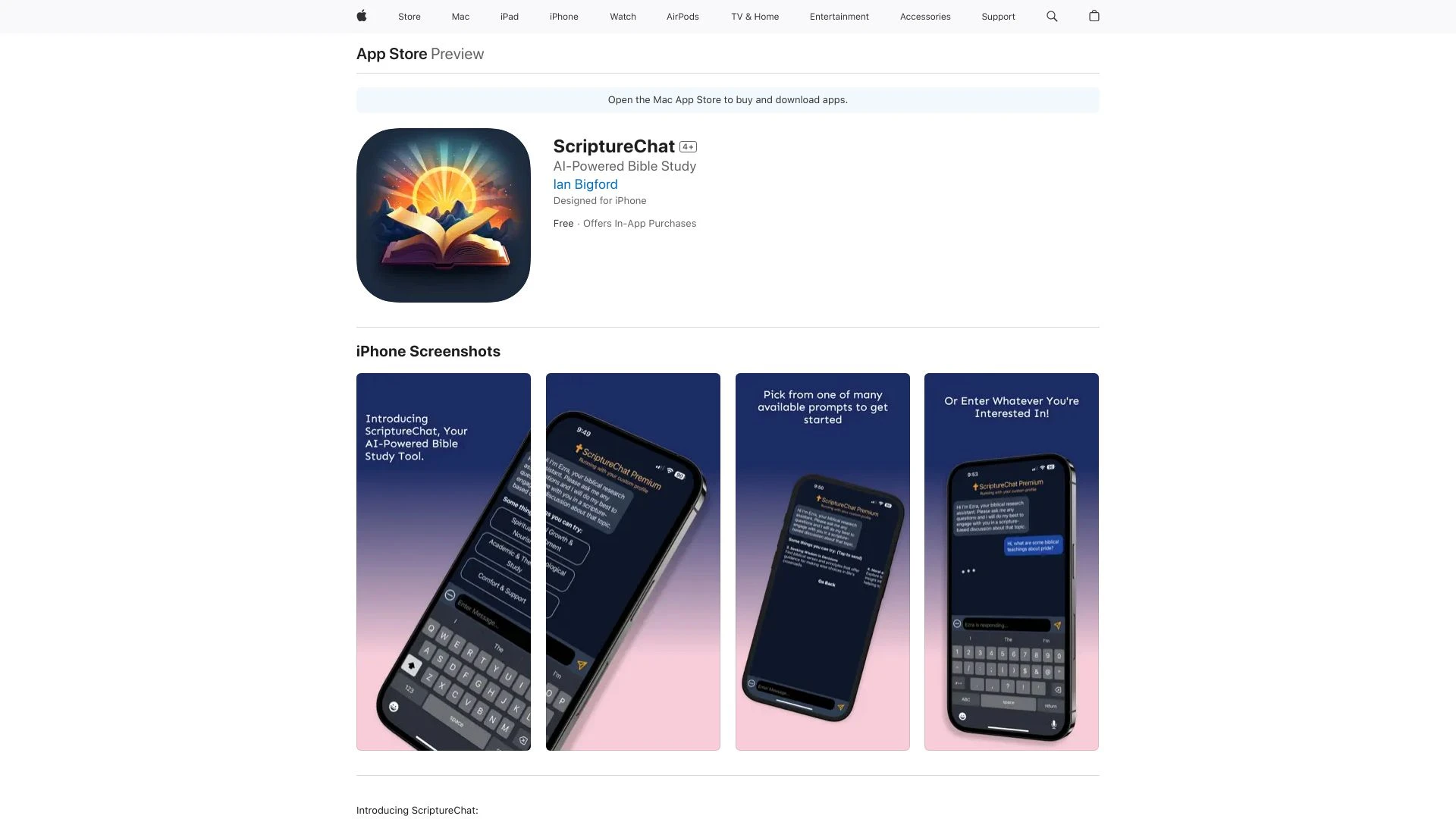 ScriptureChat - AI Tool Ocean