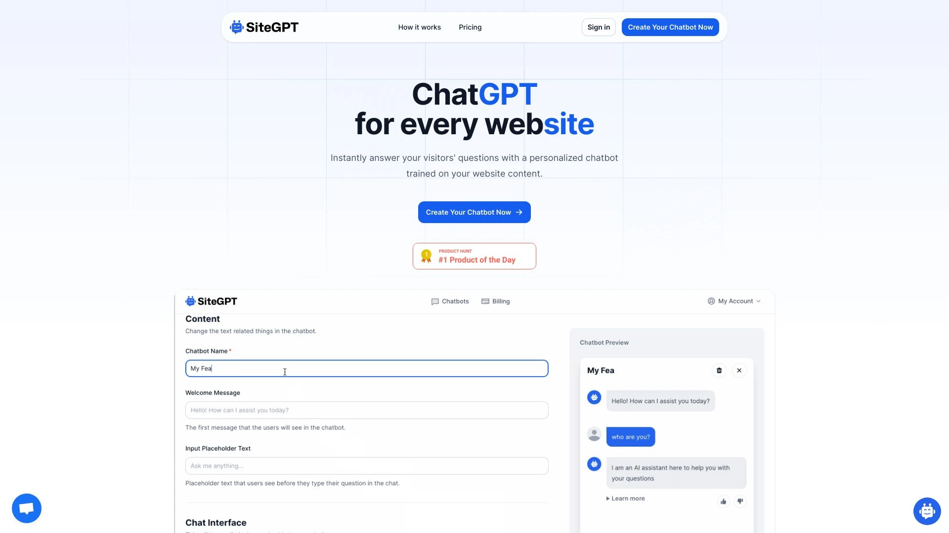 SiteGPT - AI Tool Ocean