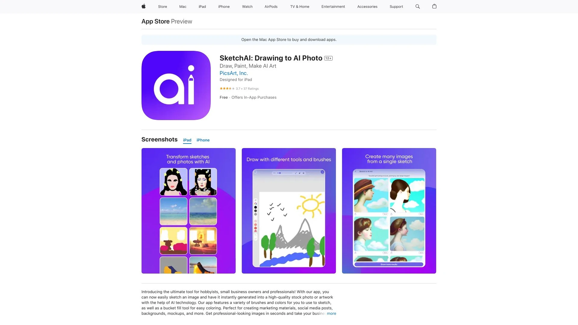 SketchAI: Drawing to AI Photo - AI Tool Ocean