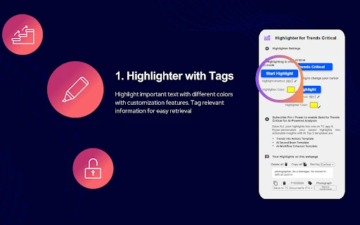 TrendsCritical Highlighter - Chrome Extension - AI Tool Ocean