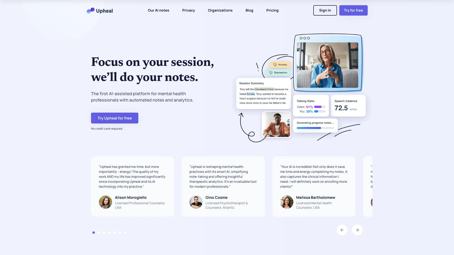 Upheal - AI Tool Ocean